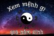 xem mệnh tuổi
