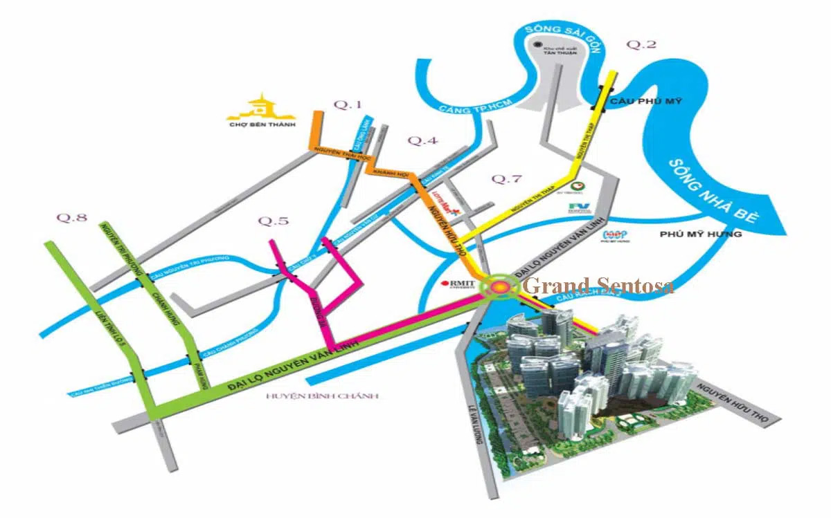 Dự án sở hữu vị trí đắc địa với hạ tầng giao thông thuận tiện