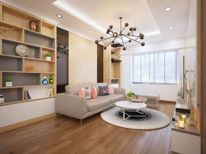 Thiết kế nội thất chung cư tối giản theo phong cách Nhật Bản