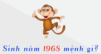 【Sinh Năm 1968】Mệnh Gì – Tuổi Gì – Hợp Màu Gì Và Hướng Nào ?