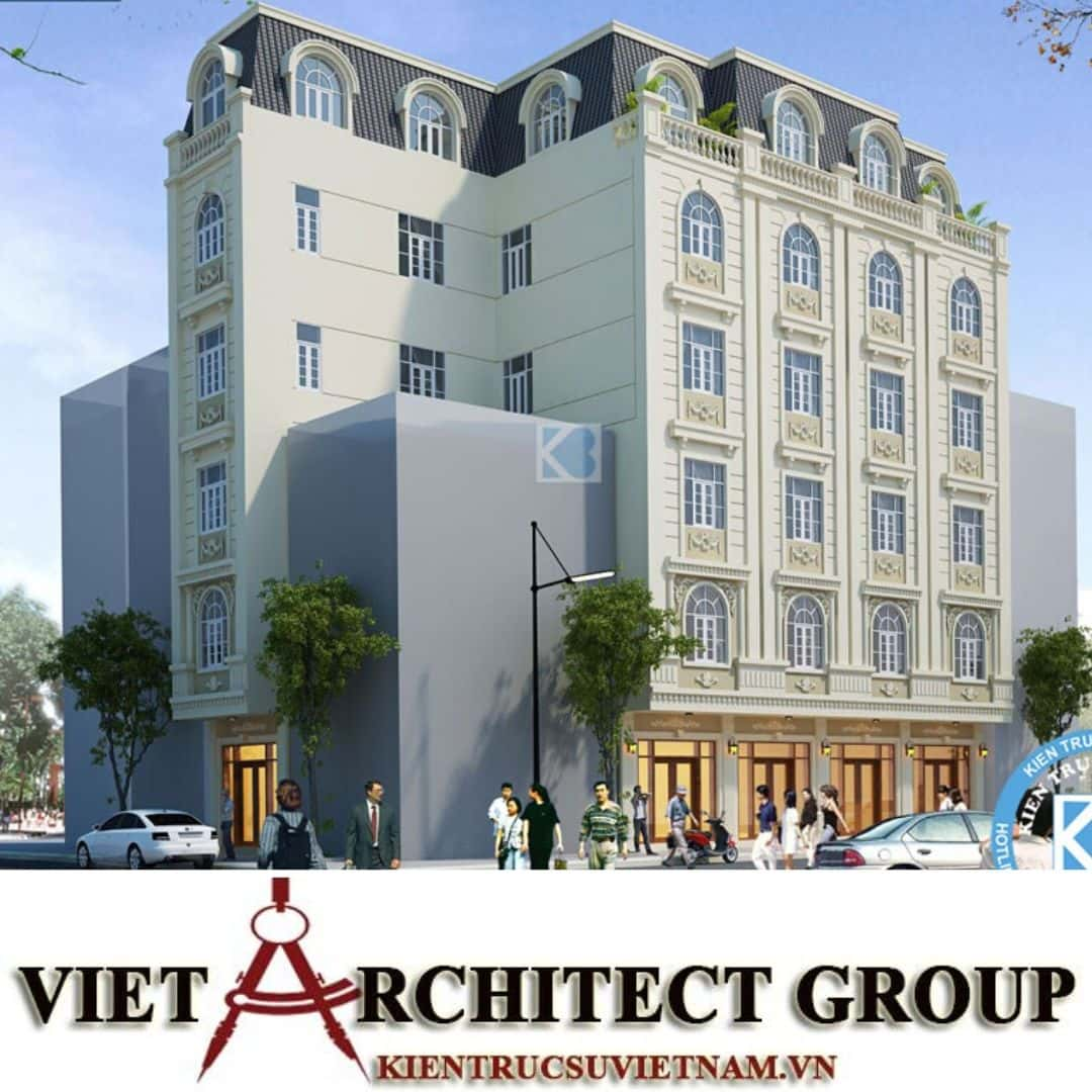 Công trình thiết kế khách sạn tân cổ điển chị Nguyệt - Bắc Ninh - Việt Architect Group - Kiến Trúc Sư Việt Nam