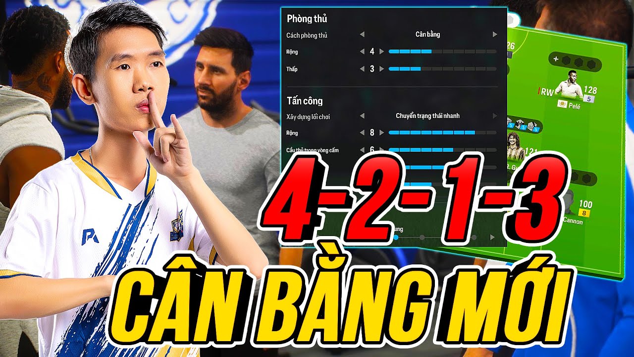 THÀNH HOÀ | CHI TIẾT 4-2-1-3 CHIẾN THUẬT CÂN BẰNG HOÀN HẢO TRONG FC ONLINE