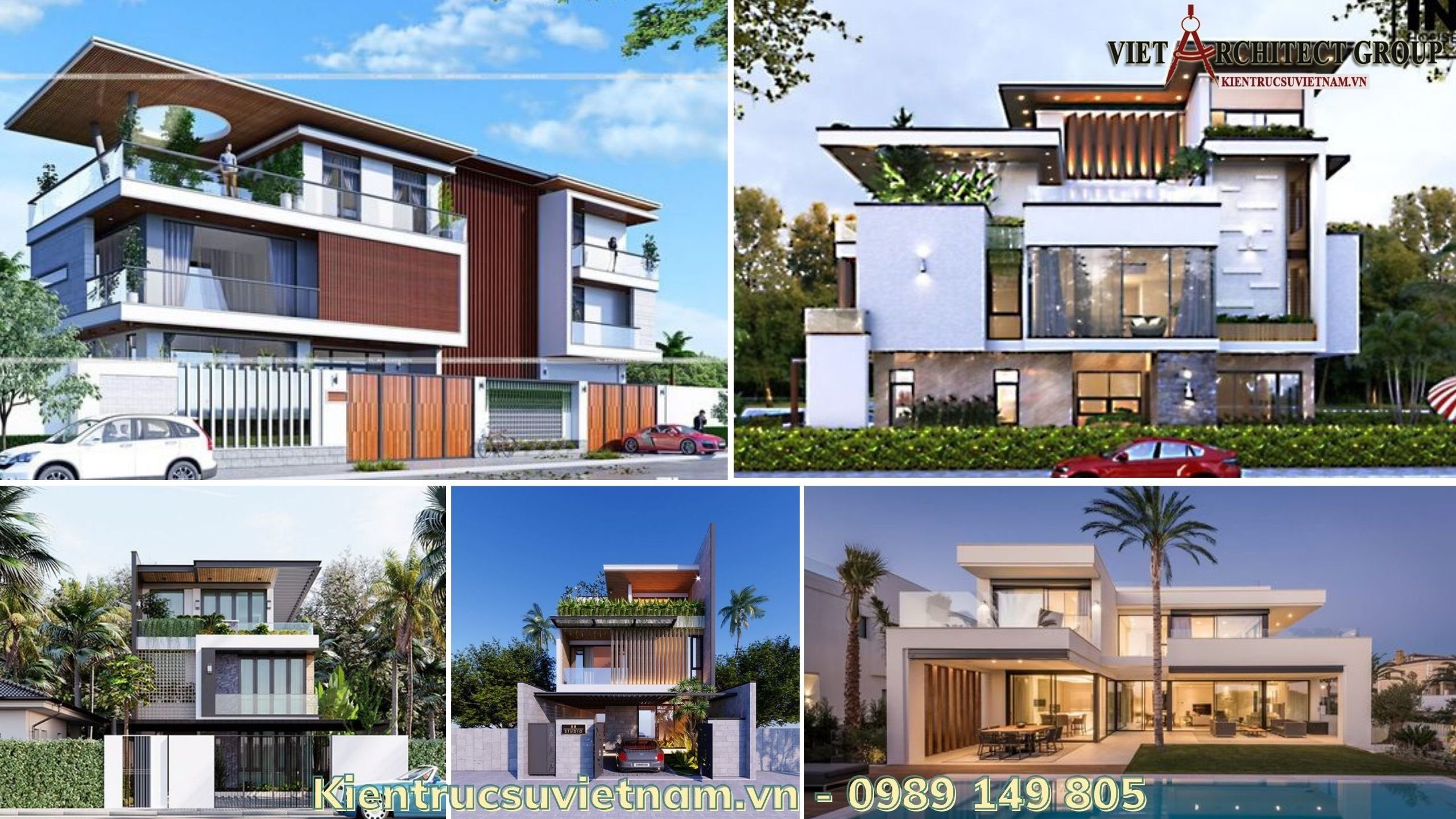 Một số công trình nhà ở do Việt Architect Group thực hiện