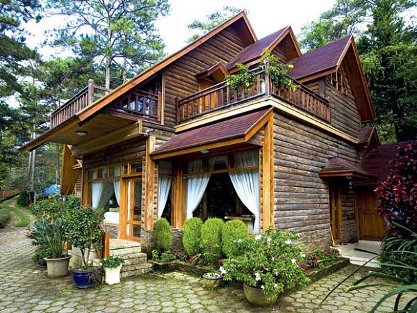 Mẫu nhà gỗ mộng mơ - thiết kế nhà Đà Lạt