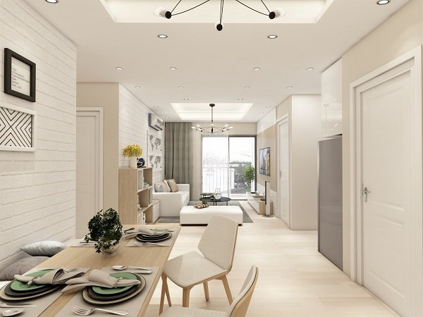 50+ Mẫu thiết kế nội thất chung cư căn hộ 2 phòng ngủ đẹp nhất 2023