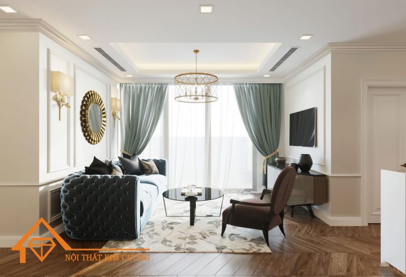 Dịch vụ thiết kế nội thất chung cư tại Kim Cương Decor