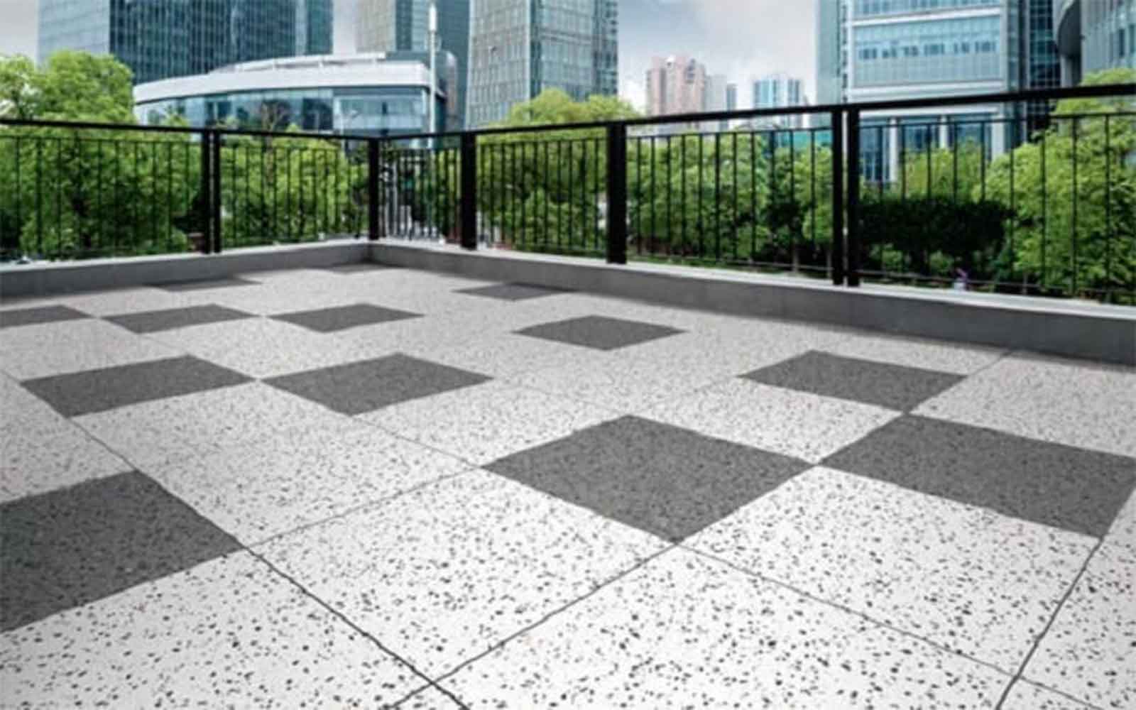 Với bề mặt nhẵn bóng, gạch terrazzo có tính thẩm mỹ cao hơn