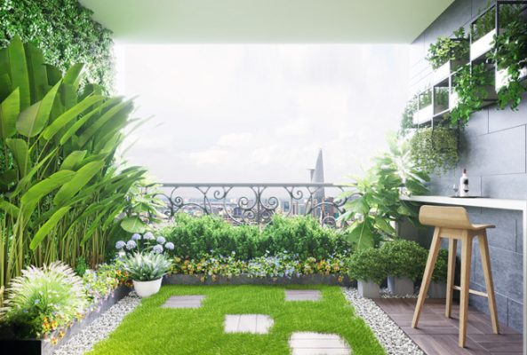 Những điều cần lưu ý để có thiết kế sân vườn trên tầng thượng độc đáo ?