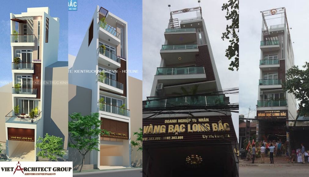 Công trình thiết kế nhà ống 5 tầng anh Bắc - Hiệp Hoà, Bắc Giang - Việt Architect Group - Kiến Trúc Sư Việt Nam