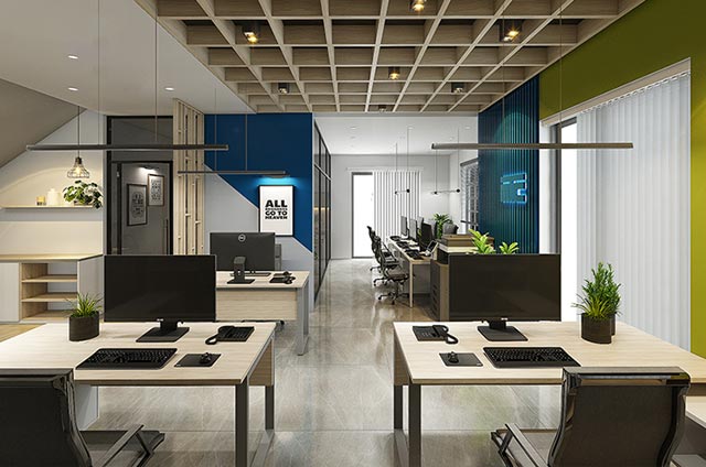 Top 40 mẫu thiết kế văn phòng 40m2 đẹp hiện đại