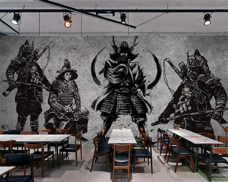 vẽ tranh tường nhà hàng đẹp
