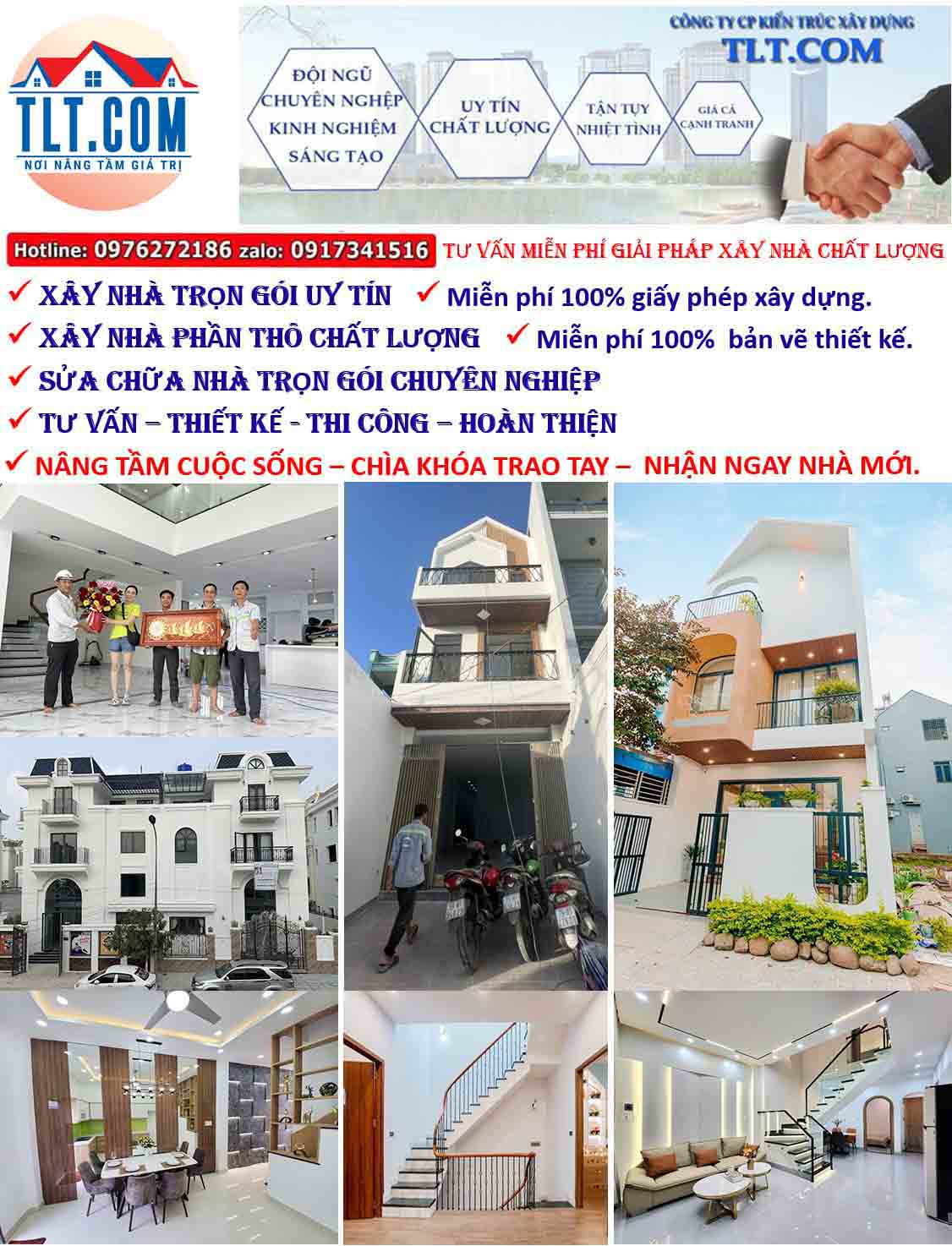 Báo giá xây dựng nhà tại Thành phố Hồ Chí Minh