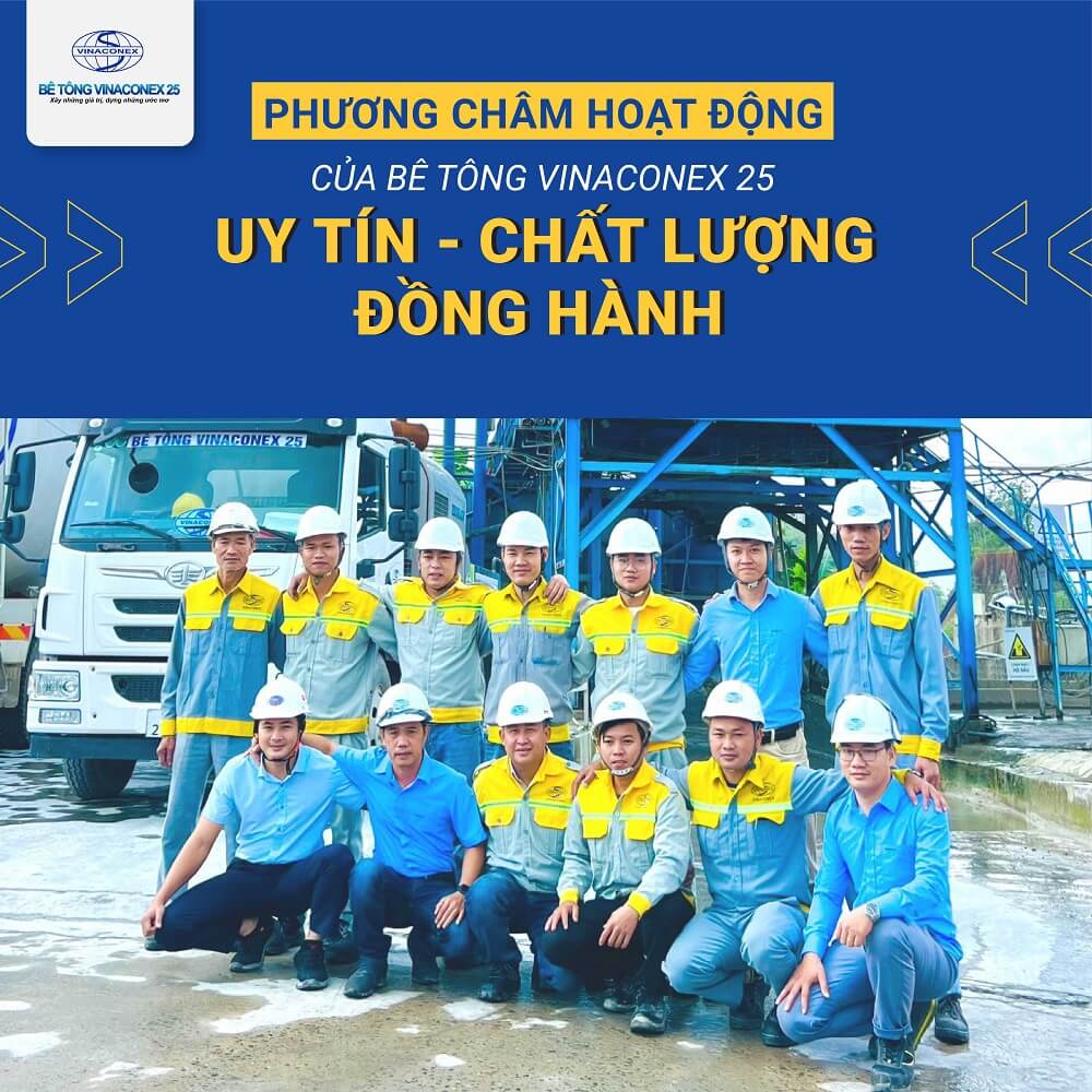 Phương châm hoạt động của Bê tông Vinaconex 25