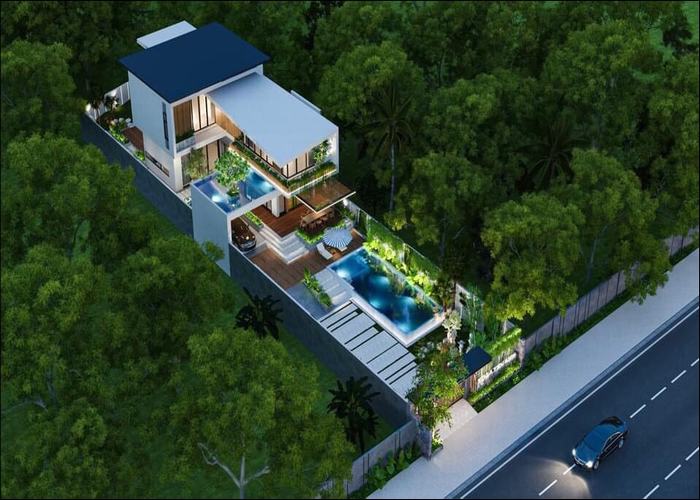 9 mẫu biệt thự có hồ bơi thiết kế đẹp sân vườn Việt Nam 2022