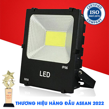 Đèn pha LED 50W IP66, chip LED 5054, ánh sáng trắng