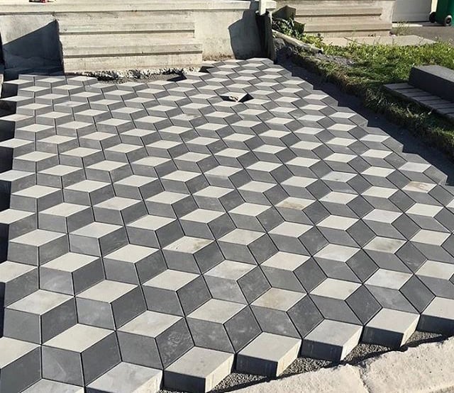 giá gạch lát vỉa hè lục giác