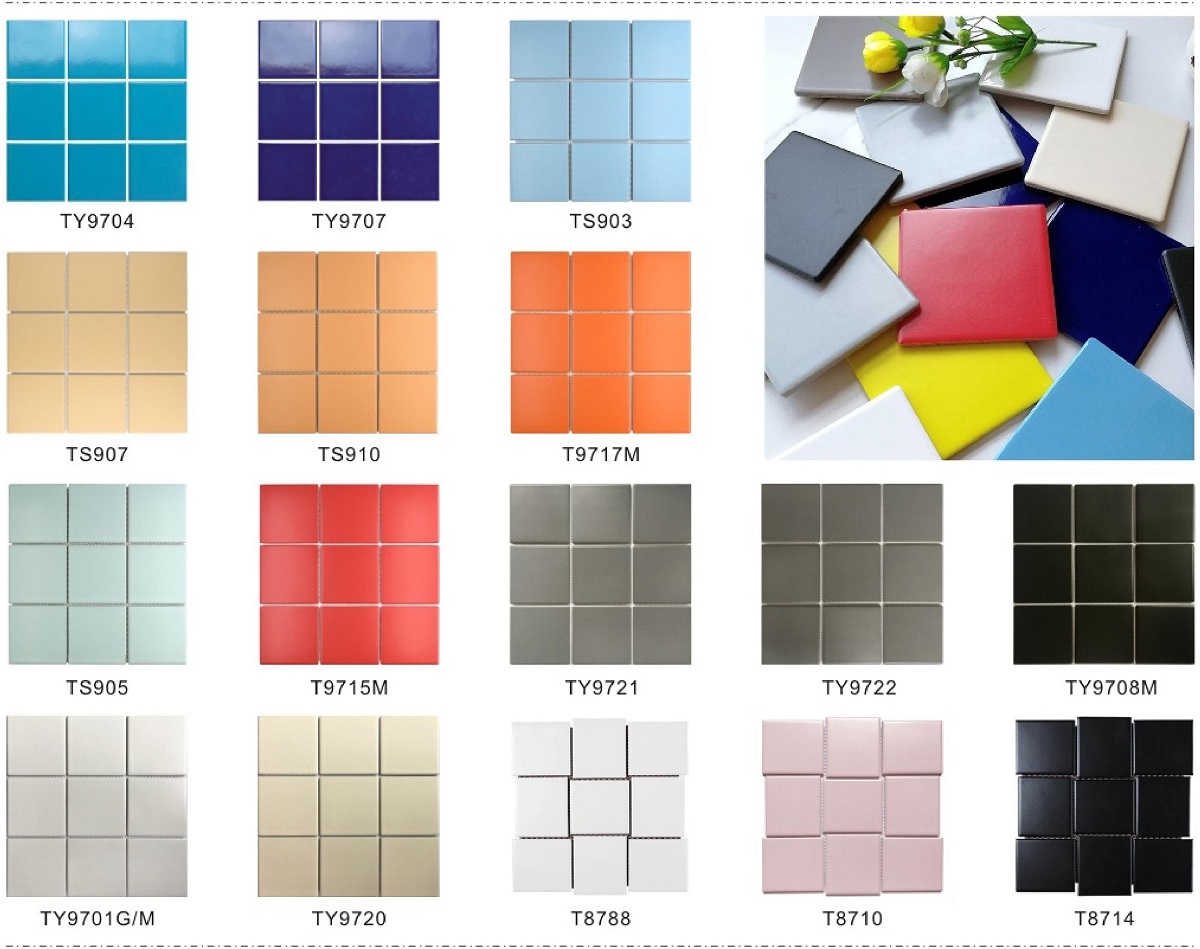 Catalog Gạch Mosaic Vảy Cá - Lục Giác - Vuông - Bi Tròn-Bát Giác