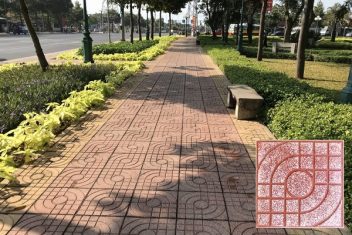 Kích thước gạch Terrazzo