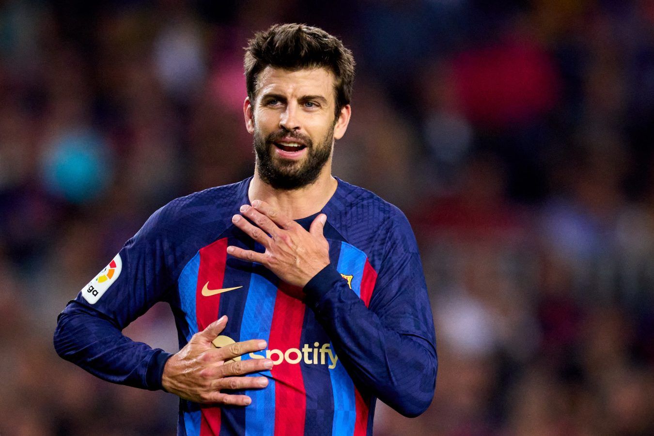 Barcelona footballer Gerard Pique announces retirement with video