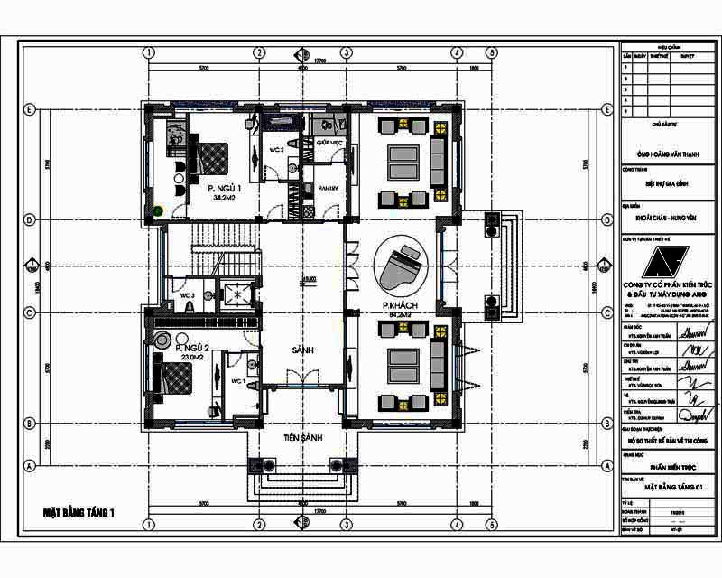 Tập hồ sơ bản vẽ thiết kế kiến trúc nhà ở đầy đủ bao gồm những gì? TV230066