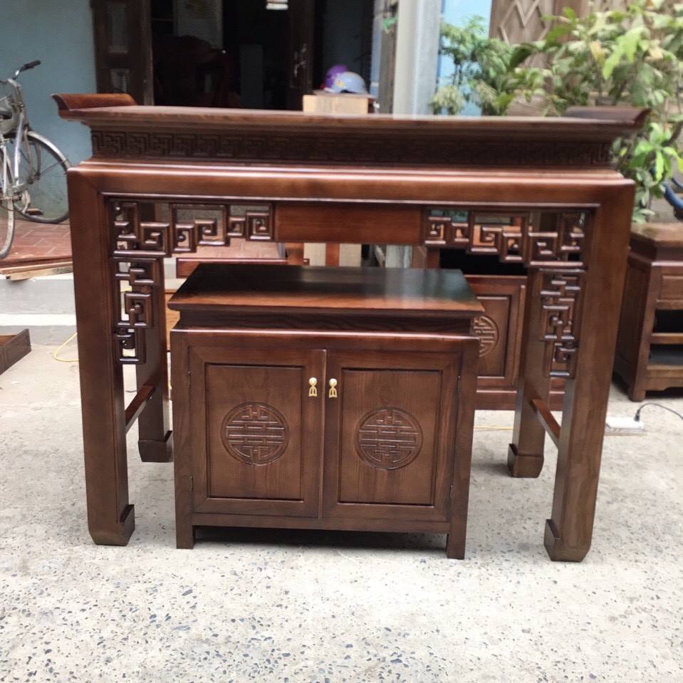 bàn thờ đứng gỗ sồi nga 97cm | Shopee Việt Nam