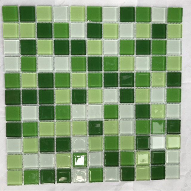 Gạch mosaic thuỷ tinh kt viên 25*25*4mm | Shopee Việt Nam