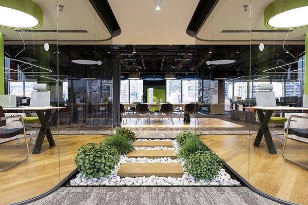 Thiết kế văn phòng xanh giúp tối ưu không gian