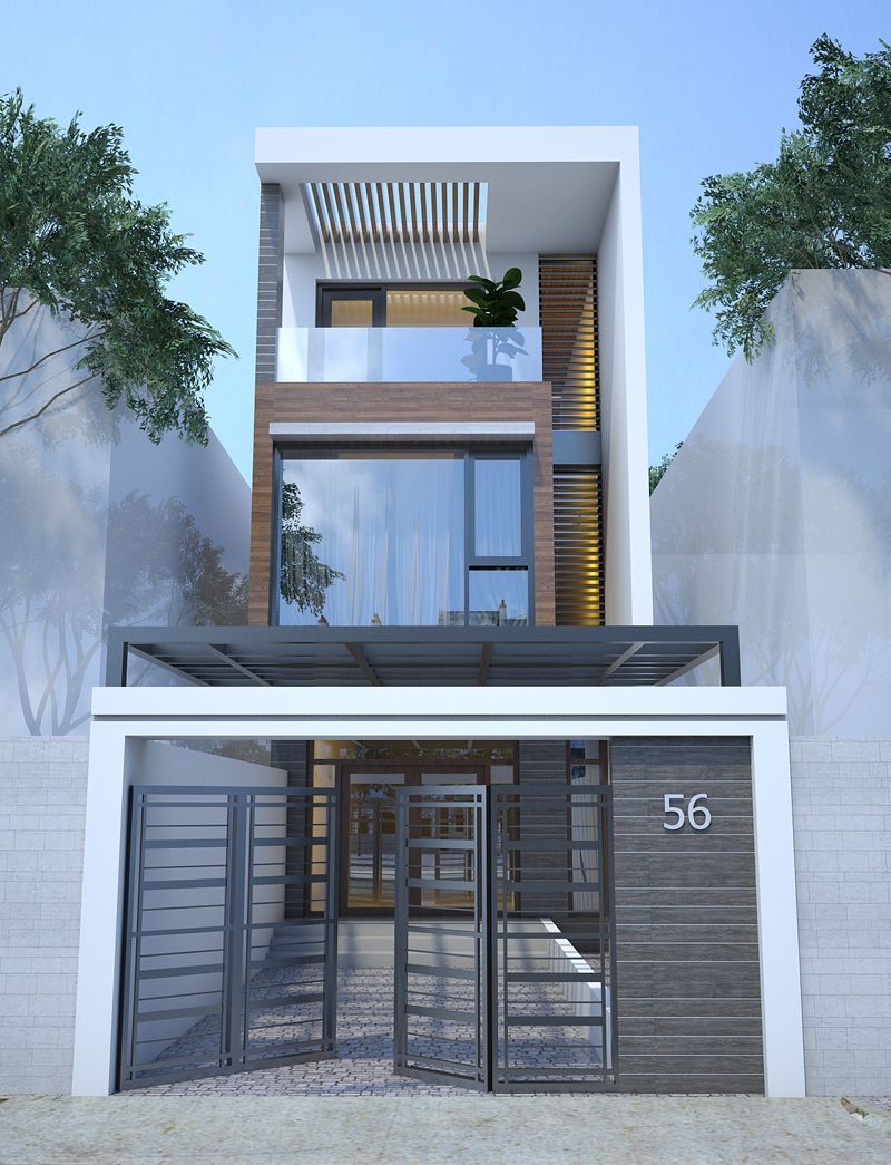 Mẫu nhà đẹp 3 tầng 5x12m - Top 3 thiết kế nhà đẹp 2020