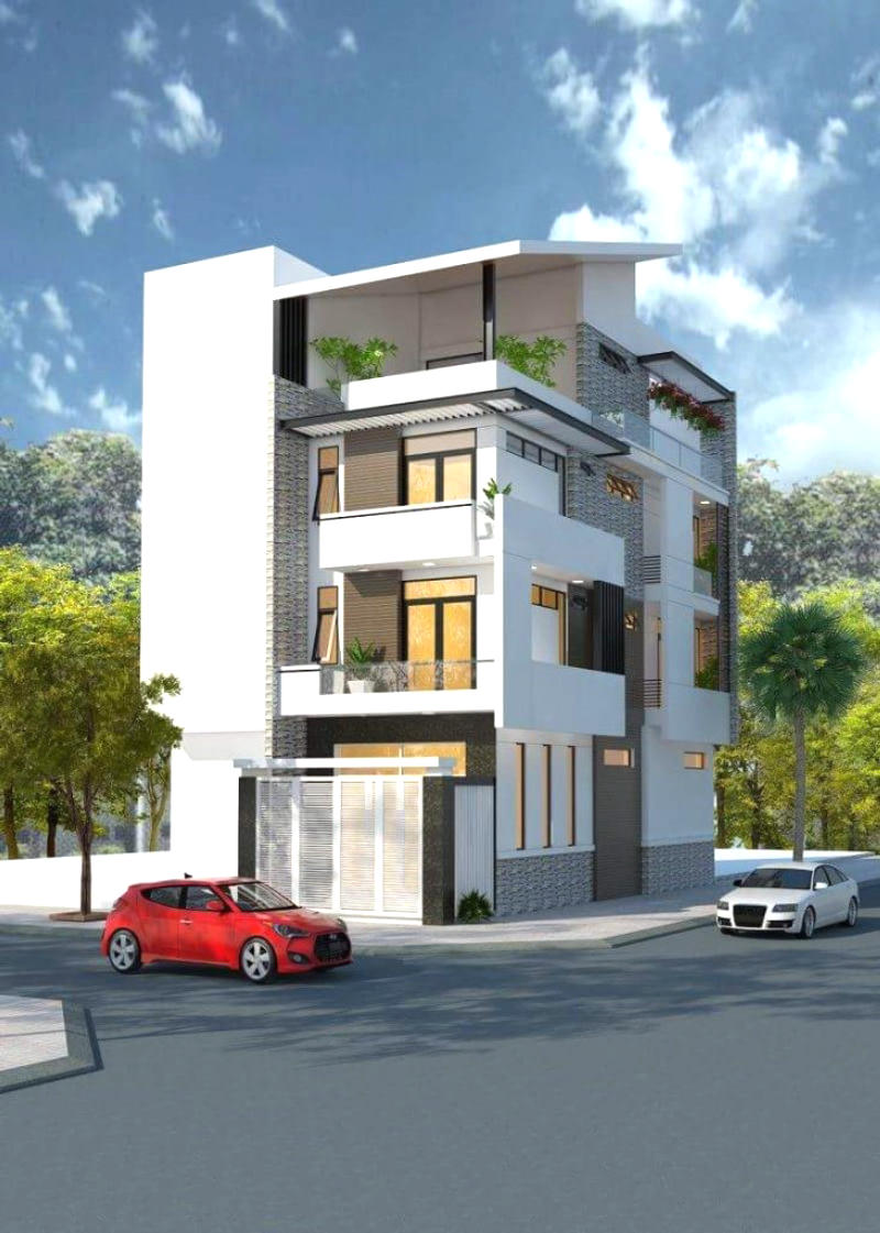 TẶNG BẠN] +99 Mẫu nhà Phố 2 mặt tiền hiện đại - Siêu đẹp, Mê liền