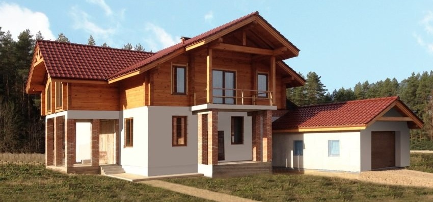 Mẫu thiết kế nhà gỗ 5 gian hiện đại