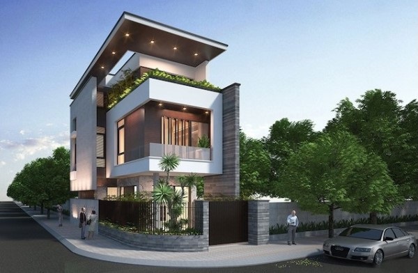 49+ Mẫu Nhà 2 Mặt Tiền Đẹp Hiện Đại Hợp Xu Hướng