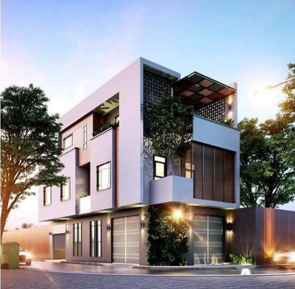 49+ Mẫu Nhà 2 Mặt Tiền Đẹp Hiện Đại Hợp Xu Hướng