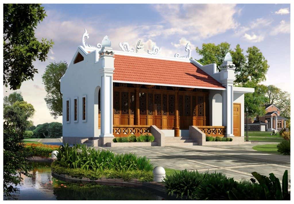 Bản vẽ thiết kế nhà thờ họ đẹp - Việt Architect Group - Kiến Trúc Sư Việt Nam