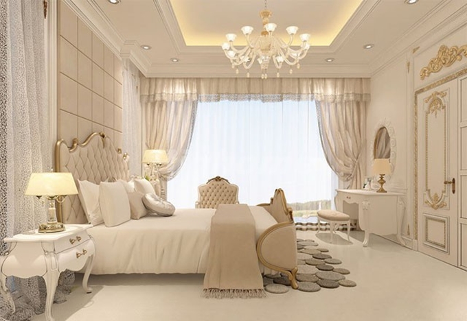 16 mẫu nội thất phòng ngủ đẹp theo phong cách hoàng gia sang trọng và đẳng cấp