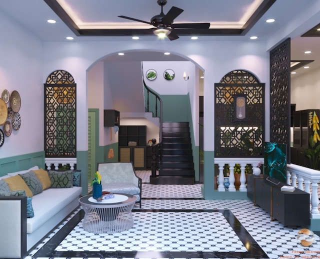 phong cach indochine 32 - Tìm hiểu phong cách Indochine - Thiết kế nhà biệt thự, nội thất đẹp