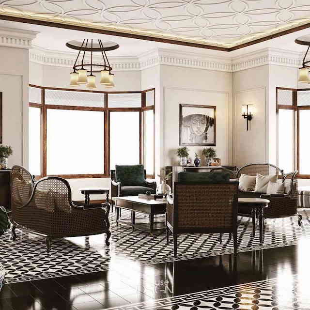 phong cach indochine 34 - Tìm hiểu phong cách Indochine - Thiết kế nhà biệt thự, nội thất đẹp