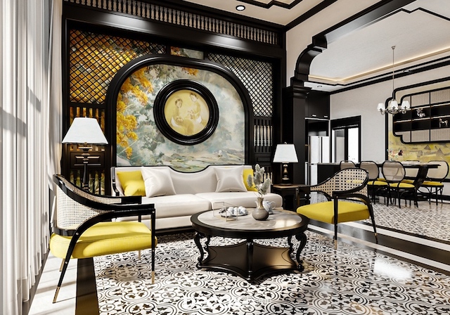 phong cach indochine 4 - Tìm hiểu phong cách Indochine - Thiết kế nhà biệt thự, nội thất đẹp