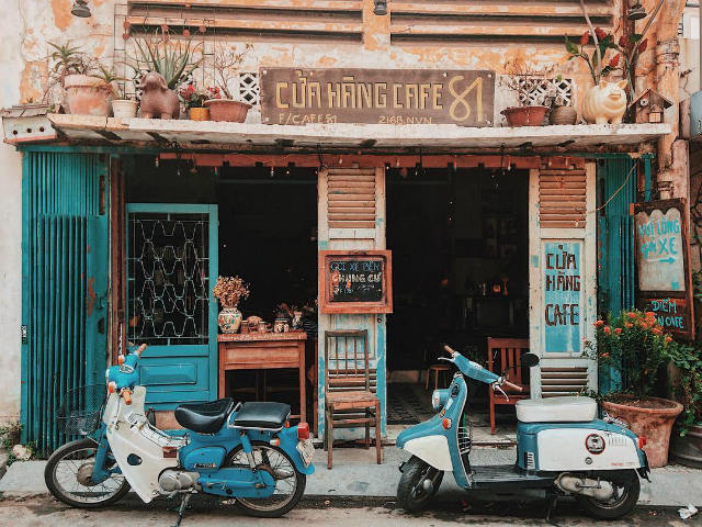 Quán cafe Vintage - vẻ đẹp bền đẹp với thời gian