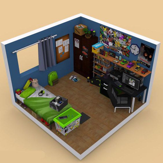 phòng ngủ gaming cho game thủ