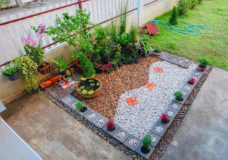 Thiết kế sân vườn nhỏ trước nhà cấp 4 đẹp lịm tim