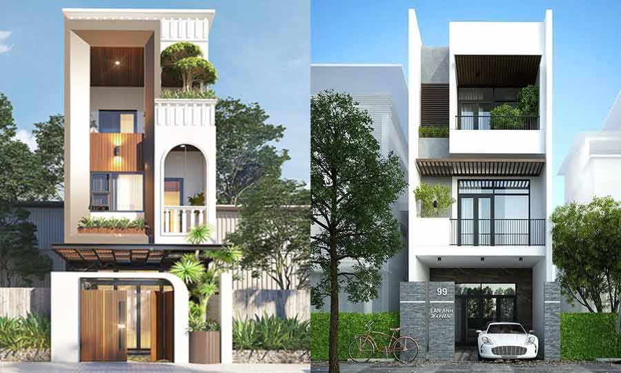 Tham khảo các mẫu nhà 3 tầng 1 trệt 2 lầu 5x20 đẹp và sang trọng