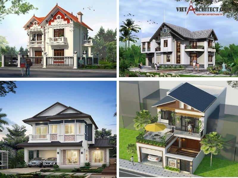 Thiết kế biệt thự 2 tầng mái thái ở nông thôn - Việt Architect Group - Kiến Trúc Sư Việt Nam