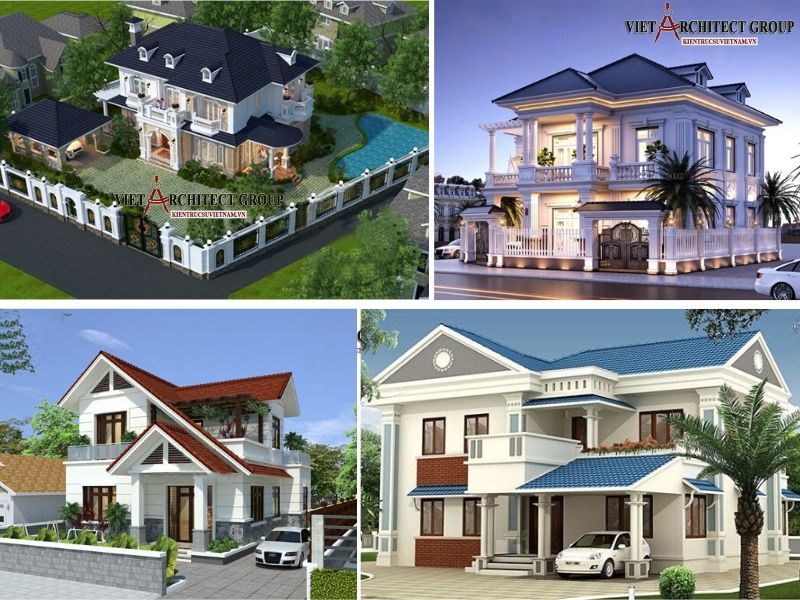 Thiết kế biệt thự mini 2 tầng mái thái đẹp ấn tượng - Việt Architect Group - Kiến Trúc Sư Việt Nam