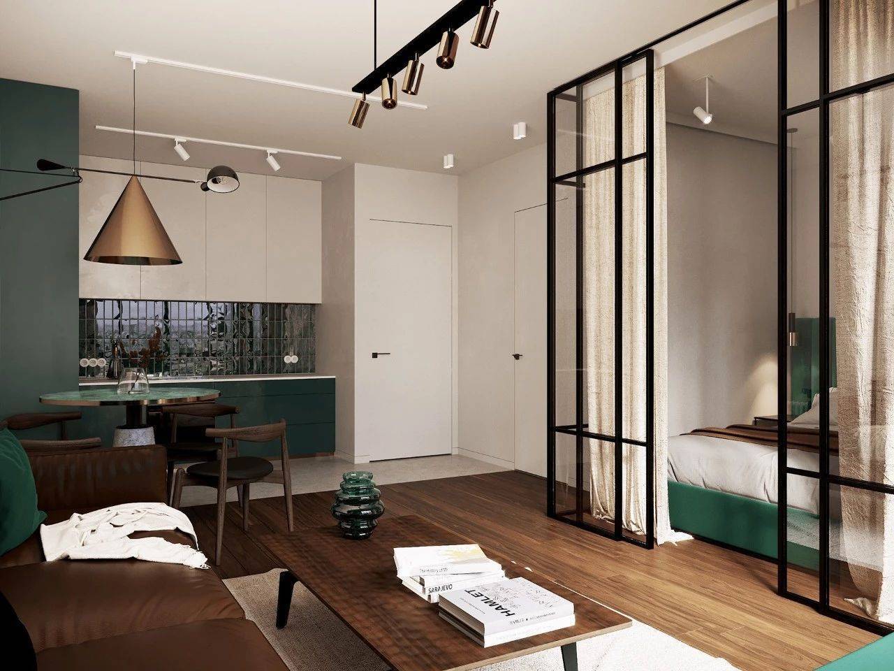 Top 25+ mẫu thiết kế nội thất chung cư 1 phòng ngủ đẹp