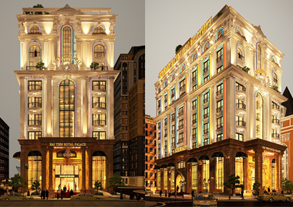 Mẫu thiết kế khách sạn tân cổ điển 3 sao 9 tầng - Hai Tien Royal Palace - Aci Home