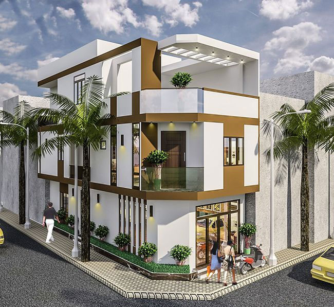 Ngây ngất với 50+ mẫu thiết kế nhà 2 mặt tiền kinh doanh đẹp, ấn tượng