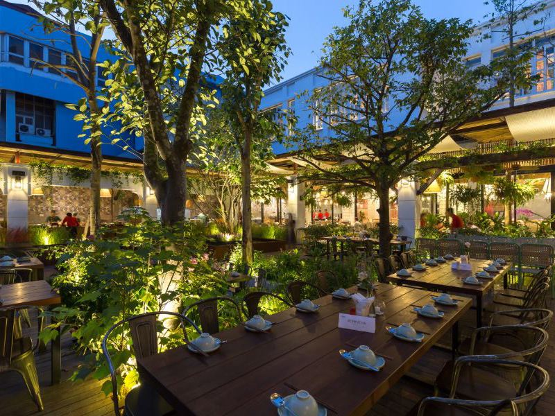 5 cách thiết kế nhà hàng sân vườn đẹp lung linh | Nội Thất Trường Sa