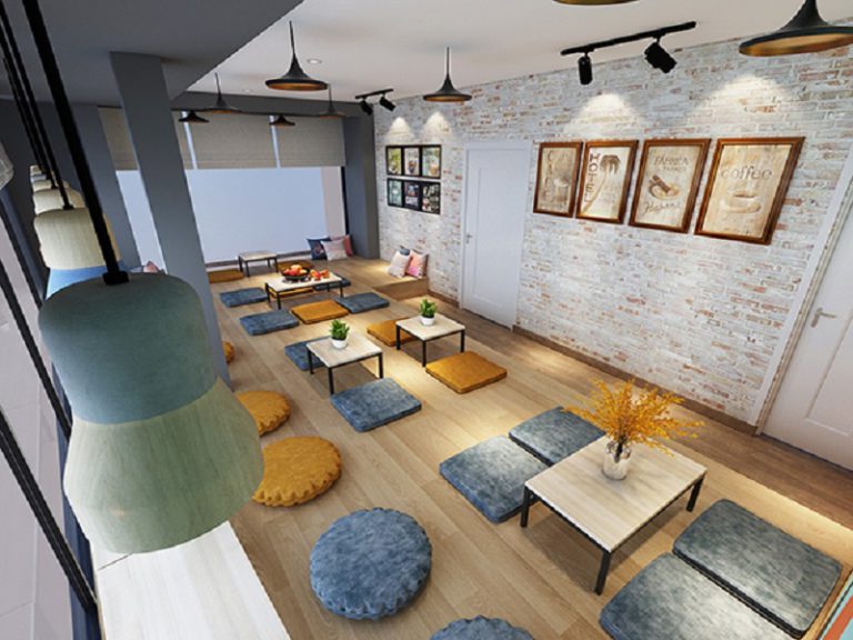 Thiết kế quán cafe ngồi bệt - Giải pháp cho không gian nhỏ hẹp
