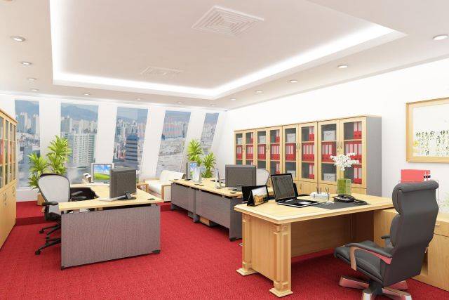 Tối ưu không gian thiết kế văn phòng 40m2 chính là sử dụng những mảng màu sắc tươi sáng.