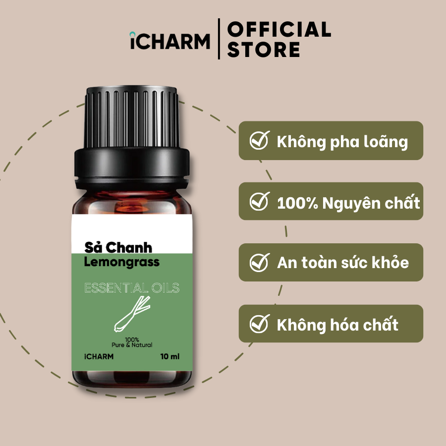 Tinh dầu cho tiệm nail: tinh dầu sả